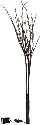 Primitivos de Kathy 3-STEMMED LIGHTED TWIG, 39 polegadas de altura, Willow