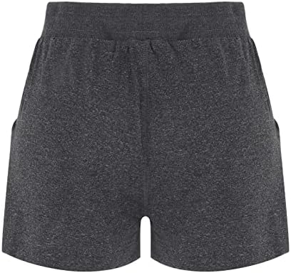 Shorts para mulheres de verão casual salão de cintura alta