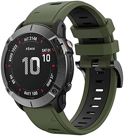 Banda de relógio de silicone para Garmin Fenix ​​7 7x 7S 6 6Pro 5 5Plus Forerunner 935 945 Instinct S60 Straça de pulseira 22mm de