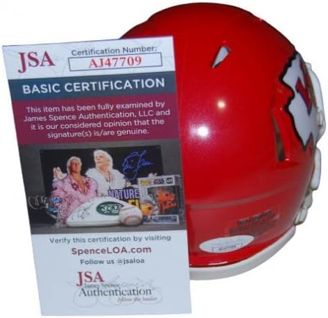 Andy Reid assinou Mini Capacete de Futebol JSA CoA AJ47709 - Capacetes NFL autografados