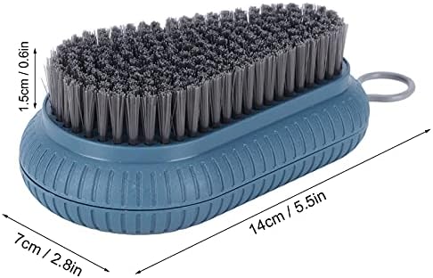 Scrub Brush Comfort Grip Scrubbing Brush Roupas Roupas Sapatos Bathtub Brush Brush Ferramentas de limpeza doméstica azul