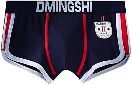 Boxer shorts masculinos boxadores de roupas íntimas masculinas Briefes suaves de algodão confortável com roupas íntimas de