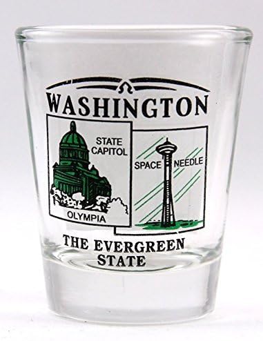 Cenário do estado de Washington Green New Shot Glass