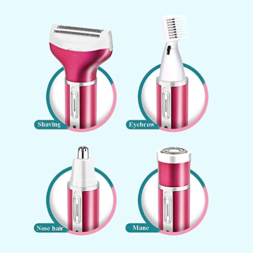 TRIMER DE EPILATOR RAZOR - Remoção de cabelo do epilatador para mulheres, ferramenta elétrica de barbear, barbeador elétrico seco