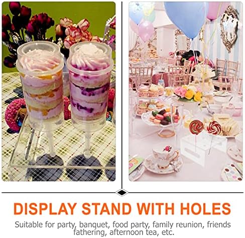 Acrílico Lollipop Suport Bolo Stand: Clear Acrylic Bolo Pop Stand Lollipop Stand For Weddings Baby Smooters Birthday Party