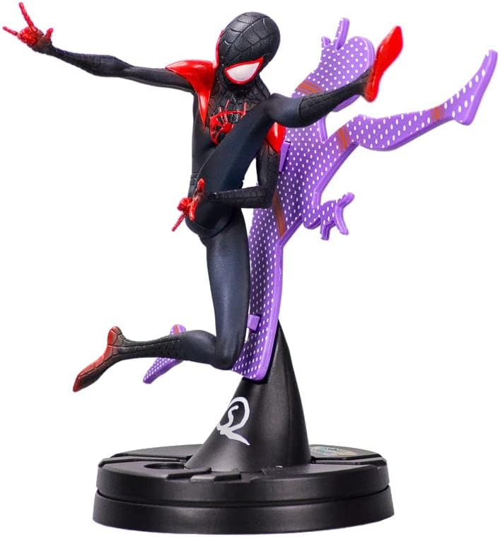 Shamek Moore autografou Kotobukiya Spider-Man na estátua de Miles Miles Morales