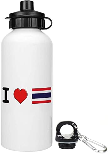 Azeeda 400ml 'eu amo a Tailândia' Kids Reutilable Water / Drinks Bottle