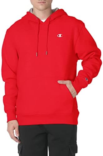 Campeão Men's Powerblend Fleece Hoodie, C Logotipo