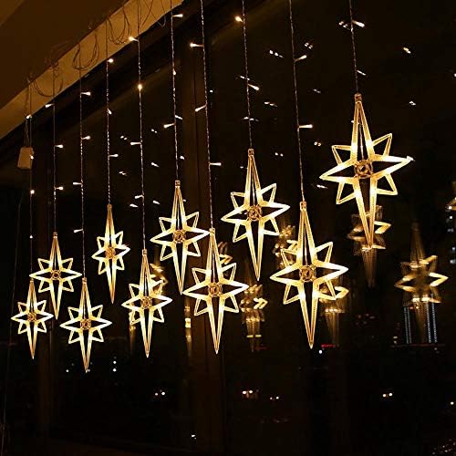 Sobre o Clound Elk Bell String Garland Curtain Light Led Christmas Decor for Home Christmas Tree Ornament 2021 Navidad