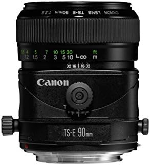 Canon TS -E 90mm f/2.8 Tilt & Shift Manual Focus Lente Telefotion - Versão Internacional