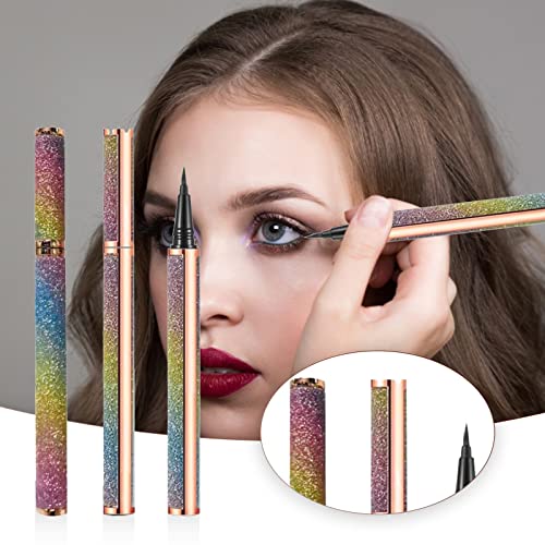 2 em 1 1 Auto-adesivo Eyeliner Glue Pen, Crie para maquiagem ocular duradoura