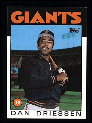 1986 Topps 65 Dan Driessen São Francisco Giants NM/MT Giants