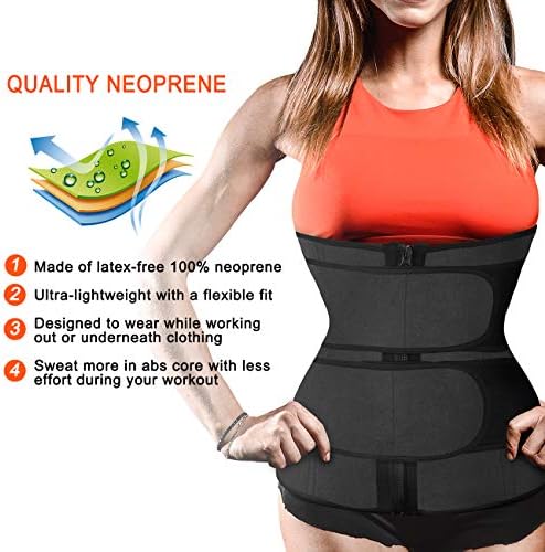 Mulheres Neoprene Sauna Sweat Sweat Treiner Belt Belly Chancher Corset Trimmer Band