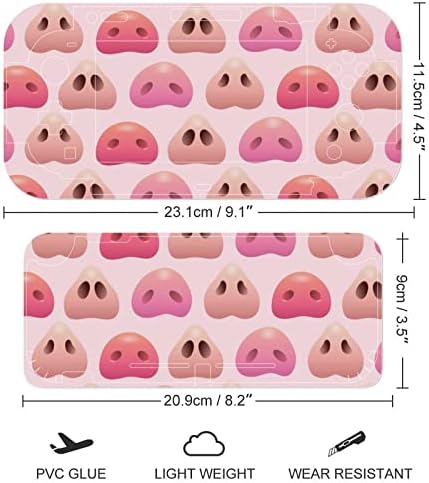 Narizes de porcos adesivo de pele rosa comutudo belo padrão protetor de pele full skin slim slim stick sticker compatível