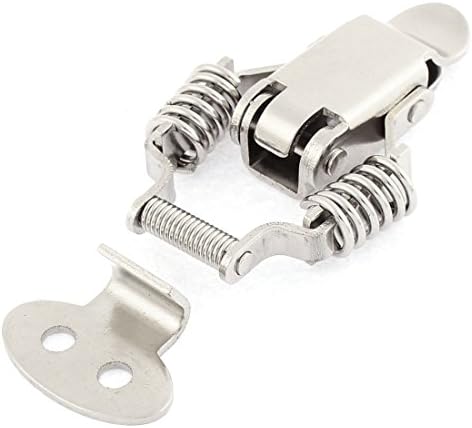 Aexit baús caixas Caixas de hardware do gabinete Hardware Togle de altura do metal Hasp trava Tom de prata