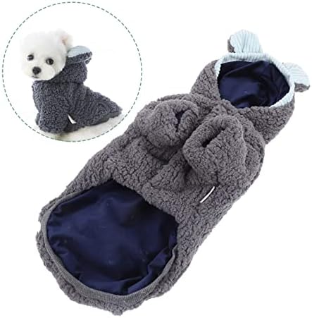 Mipcase 3 PCs Roupas para animais de estimação Casaco de lã de cão pequeno traje de cachorro camaristas cachorros casacos de camisola