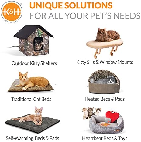 K&H Pet Products Rampa e pista de gato Cat Scratcher Toy Cardboard 15 x 12 x 10 polegadas