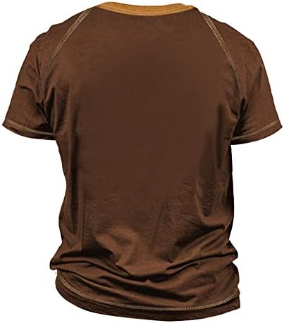 Tops de verão para homens letras imprimir gráficos de tripulação de gola de manga curta de manga curta Raglan Treping