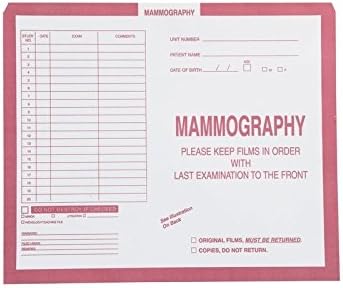 Mamografia, rosa 190 - Category Insert Jackets, System II, Open Top - 10-1/2 x 12-1/2
