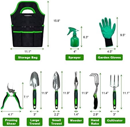 Conjunto de ferramentas de jardinagem ferramentas de jardinagem ferramentas de ferramentas externas kit de ferramentas