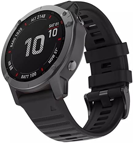 FNDWJ Silicone Redunda Relógio Relógio Strap para Garmin Fenix ​​7 7x 7s Watch EasyFit Wrist Correa