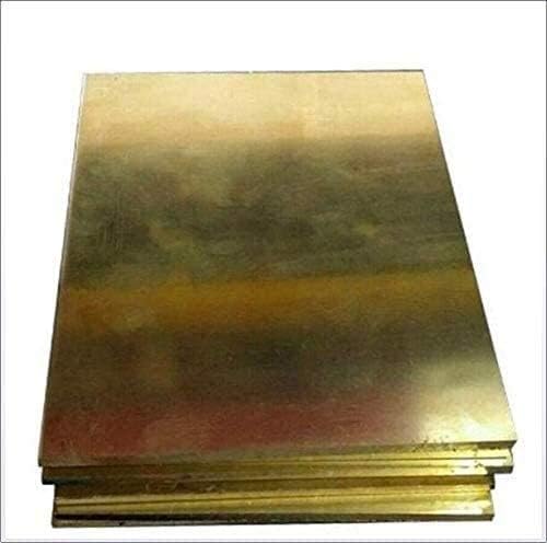 Yiwango Metal Placa de folha fina de folha de papel alumínio de folha de metal de cobre 2,5 mmx200 x 300 mm Corte