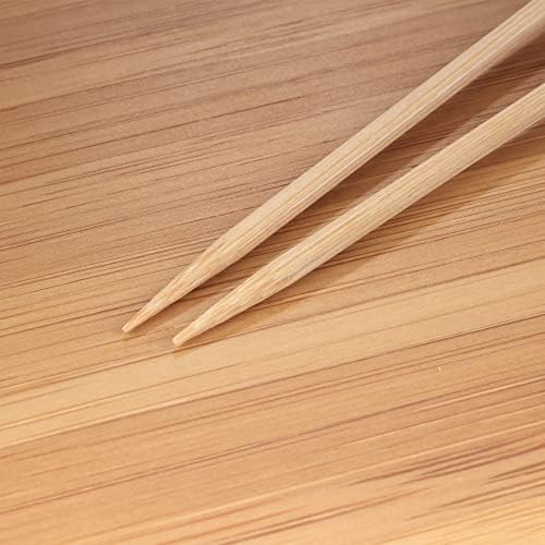 Bamboomn 4,25 Golfe decorativo End Sports Sports Bamboo Sanduíche de frutas de bambu Escolha espetos para eventos, férias,