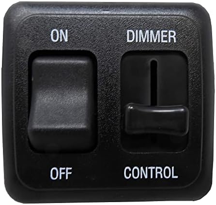 Componentes de tecnologia americana 12 volt DC Dimmer Switch para LED, Halogen, Incandescent - RV, Auto, caminhão, marinho e iluminação de tira