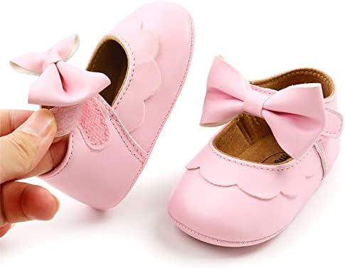 Rvrovic Baby Girls Sapates Sapatos Soft Mary Jane Jane Sapatos de Princess Sapatos