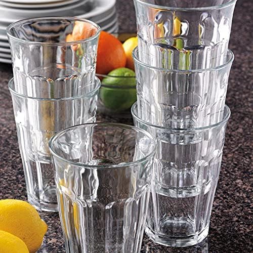 Duralex Picardie Water Glass 360ml, sem marca de enchimento, 6 copos