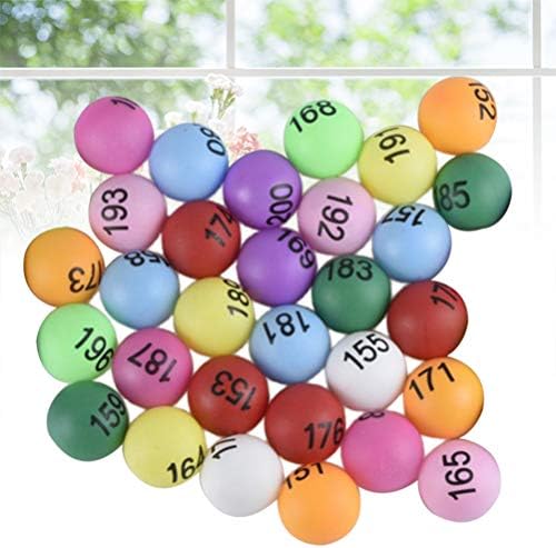 Bolas de tênis de tênis de tênis de tênis de tênis de tênis de tênis de tênis com bolas de pingue -pongue com loteria de loteria para decoração de partidos de jogo 4cm