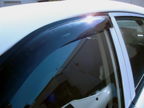 Visor de janela TuningPros Compatível com 2005-2008 Chevrolet Uplander, DGWV2-055-3 fora do defletor de defletor de