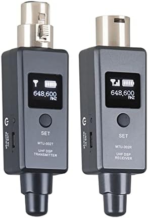 Csyanxing Wireless Microfone System Receptor Transmissor 6 Adaptador de canais para alto -falante