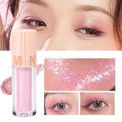 GEENEIYA GLITTER SHESHADOW EYESHADO DE ENESAÇÃO LIFICAÇÃO DOLIGINADOR POLITENTE POLITER POLITE, Pigmentado, duradouro,