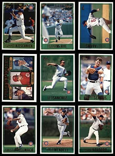 1997 Topps Chicago Cubs quase completo Team Set Chicago Cubs NM/MT Cubs