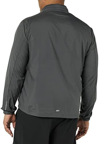 Essentials Men's Lightweight Woven Full Zipper Running Jacket