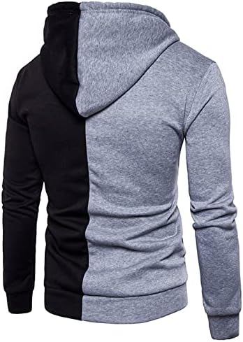 ADSSDQ Open manga longa Jaqueta moderna homem de inverno camisa zip comfort graphic fino macio moletom com capuz