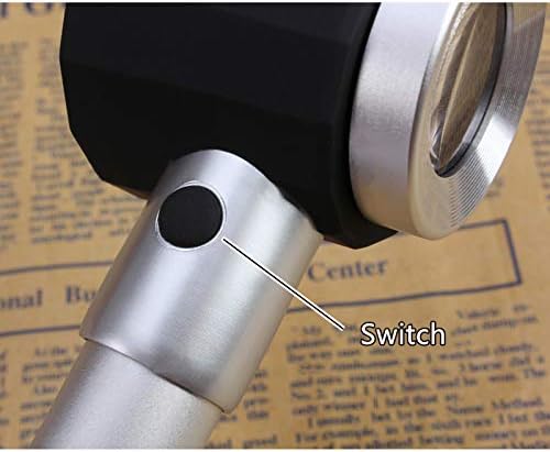 10x 30x Galinhas de lupa em escala com LED LUPE LOUPE METAL LOUPE METAL PAR