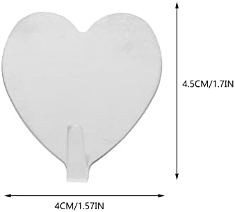 Ganchos de toalhas alipis ganchos de toalhas ganchos de toalhas de toalhas de coração gancho de parede adesivo de aço inoxidável,