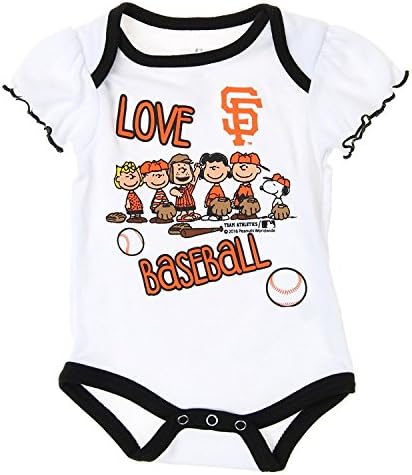 O exterior da MLB meninas recém -nascidas e bebês amendoins amam corpos de beisebol