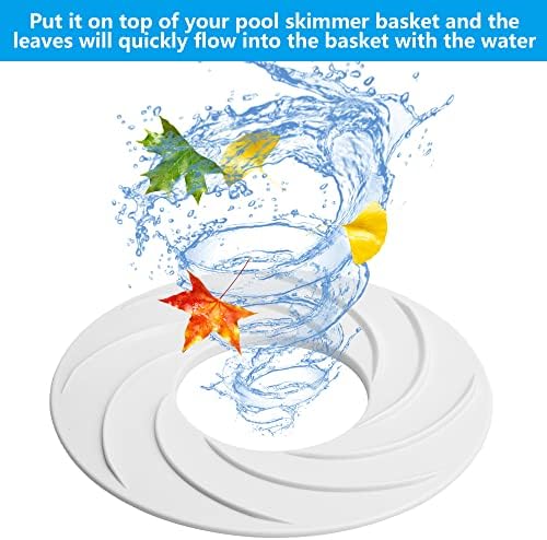 WATAYO 2 PCS Pool Skimmer Basket TurboCharger -8 polegadas Pool Skimmer Basket Vortexes -Pool Facções de cesta de limpeza para na