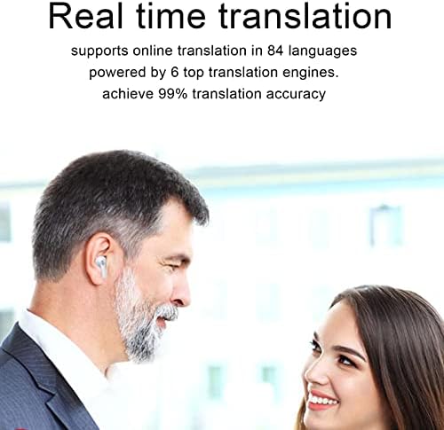 Zunate Y113 Feards Language Translator, suporta 84 idiomas 5 modos de tradução, tradutor instantâneo de linguagem de voz com