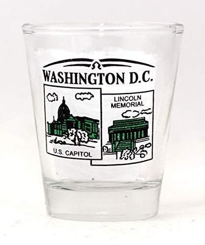 Washington DC Cenário Verde New Shot Glass