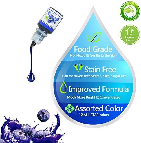 12 colorido de sabão de bombas de banho - pele de bombas de banho de banho corante colorante de alimentos para coloração para fabricação