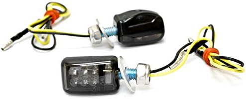 Krator Mini Custom LED Turn Signal Lights Lâmpada Compatível com Suzuki Bandit B-King Gladius Katana GS