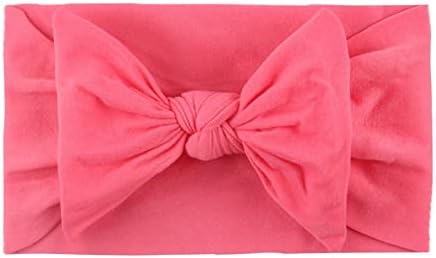 Aoof Baby Cotton Rabbit Bandace Recém-nascido Elastic Bowknot Hair Band Girls Bow-NOT-NOT