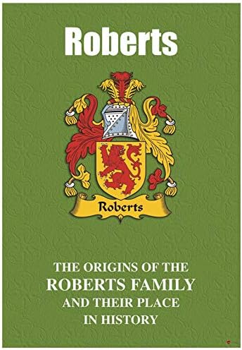 I Luv Ltd Roberts English Familame Sobreleto de história com breves fatos históricos