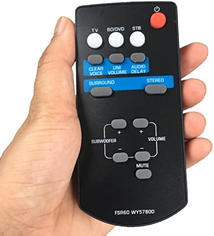 Controle remoto de substituição FSR60 WY57800 Aplicável para a barra sonora da Yamaha ATS-1010 YAS-101 YAS-101BL YAS-CU201