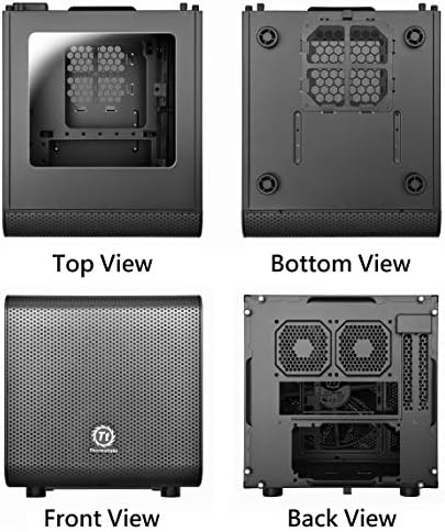 Thermaltake Core V1 SPCC Mini ITX Cubo Cubo Caso de Computador Chefe de Computador e Smart 500W 80+ PSU Certificado