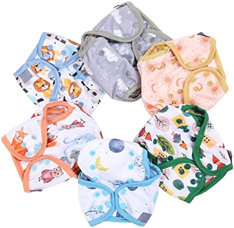 Frisas laváveis ​​fraldas de pano de bebê fraldas de bolso de bolso 6pcs pano de bebê infantil infantil infantil infantil